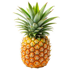 Fototapeta premium Pineapple Isolated On Transparent Background. High-Resolution Image. Pineapple PNG.