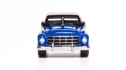 Blue Classic Car Toy Model.