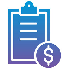 Obraz premium Billing Checklist Icon
