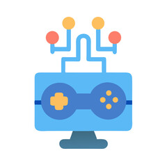 Game Development Tech: Computer with Game Controller, AI Circuitry