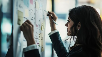 Diverse Team Collaborating on Ideas in Modern Office Setting