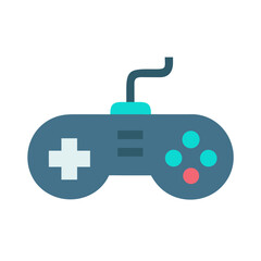 Retro Video Game Controller on a Black Background