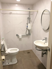 Fototapeta premium Bathroom adapted for people with disabilities