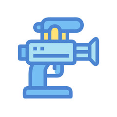 Stylized Icon of an Industrial Spray Gun Tool