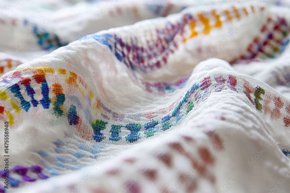 Poster data analysis on dna strand with visual representation of genetic sequences, data processing over dn