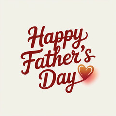  Happy father's day concept, Happy Father's Day logo design, Handwritten text with Father's Day with love vector logo, love for fathers. isolated on white background. EPS 10