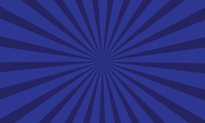 Dynamic radial sunburst background with alternating dark and light blue rays. Perfect for energetic designs, digital art, comic effects, or bold visual emphasis.