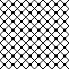 Black Octagon Geometric Pattern Design for Textile or Web Background