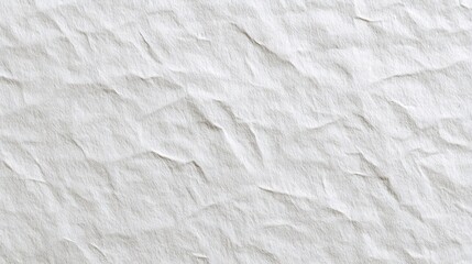 Obraz premium Detailed texture of crumpled white paper creating a rough background effect