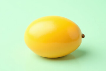 Stunning Mango Sticky Rice Photography: Minimalist Style on Mint Background