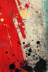 Abstract concept background grunge texture with splashed paint.