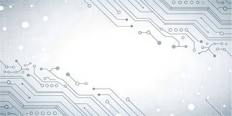 Circuit Board Abstraction: A high-tech, detailed view of a circuit board, displaying a network of intricate pathways, connections, and electronic components that bring technology to life.