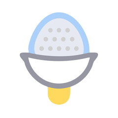 Citrus Reamer Illustration with Minimalist Design on Black