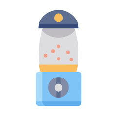 Retro Candy Dispenser Machine Icon - Sweet Treat Delight