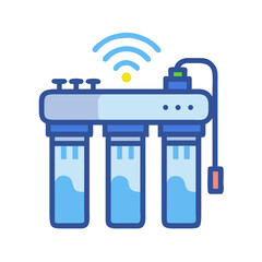 Smart home water filtration system with WiFi connectivity