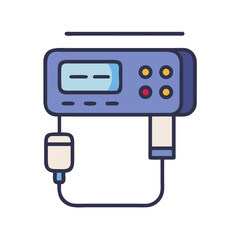 IV Infusion Pump Illustration for Medical Devices