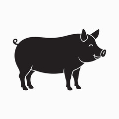 Fototapeta premium yorkshire pig vector art illustration