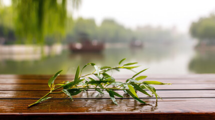 Tranquil windowsill flowers