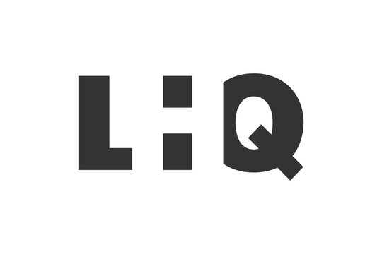 LHQ logo design. Initial letter L H Q bold font style for tech startups, consulting, corporate branding. Creative company name, headlines typography identity, trendy logotype.