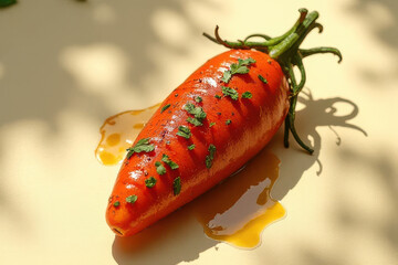 Delicious Ratatouille Brunch Corner: Creamy Background, Soft Daylight Food Photography