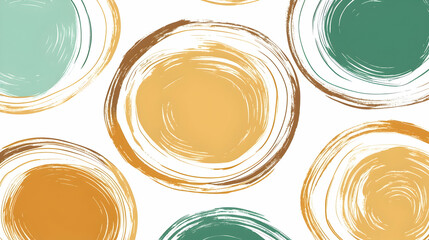 Abstract swirling circles, earthy tones, white background, design element, ideal for website backgrounds