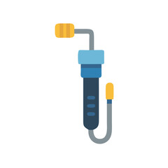 Colorful abstract dental irrigation syringe for medical care