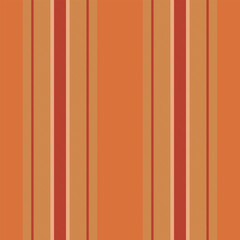 Obraz premium Merry vertical fabric vector, independence day textile texture pattern. Formal seamless background lines stripe in orange and amber colors.