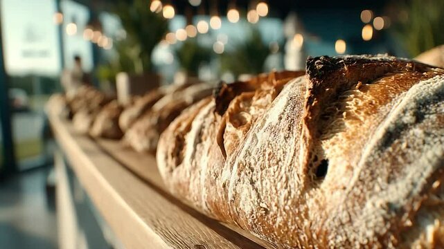 Artisan bread display