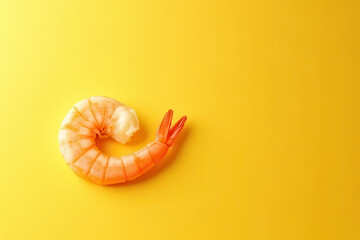 Tempting Shrimp and Grits: Clean Food Photography on Pale Yellow Background with Reflector Fill Light