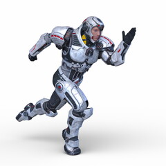 サイバーマン　3DCGレンダリング