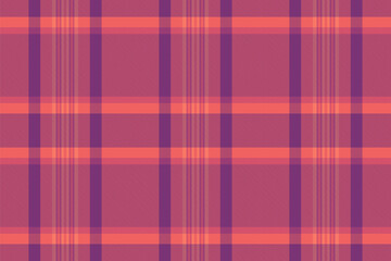 Subtle yet striking coral and purple plaid pattern.  Perfect for textile design, web backgrounds, or branding projects. This seamless texture offers a sophisticated and versatile visual appeal.