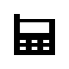 Illustration of a black mobile phone with a visible antenna and a screen and buttons on a white background