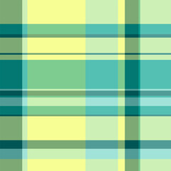 Creative pattern plaid seamless, warm fabric check tartan. Image textile background texture vector in teal and green colors.