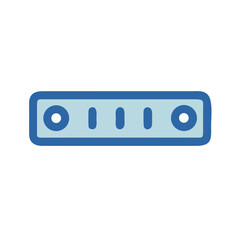 Fototapeta premium Audio sound speaker with bass boost icon illustration