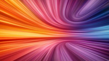 Fototapeta premium Abstract multicolored light streaks create a vibrant, flowing, and dynamic background image.