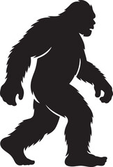 Bigfoot Silhouette SVG – Sasquatch Forest Clipart for Cricut, T-Shirts & Outdoor Crafts

