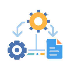 Automated Workflow, Data Processing, and Data Analysis Concept