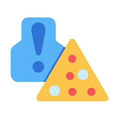 Data Breach Alert with Unprotected Sensitive Information Illustration