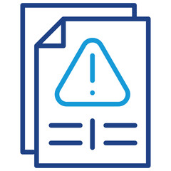 Warning Document Icon