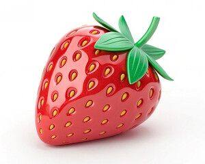 strawberry isolated on white background