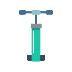 Colorful Hand Air Pump for Inflatables Illustration