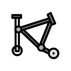 Abstract Diagram with Circles and Lines on Black