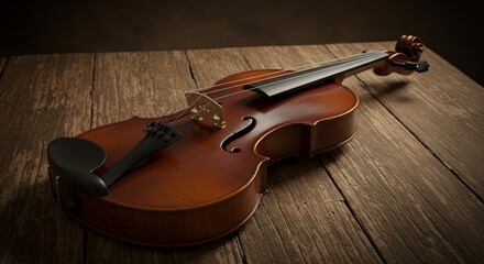 Obraz premium Violin musical instrument stringed instrument wood art music orchestra classical instrument brown violin