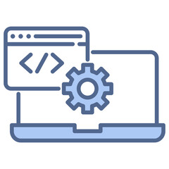 Programing Blue Icon