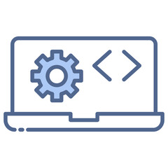 Coding Blue Icon