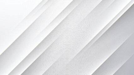 Obraz premium Modern abstract wavy light silver background smooth white color