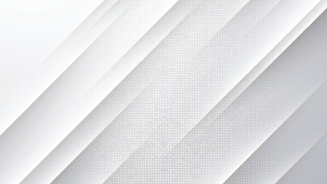 Modern abstract wavy light silver background smooth white color