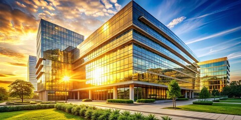 Fototapeta premium Corporate Square Flyer Design Template: Grow Your Business with Digital Marketing Experts