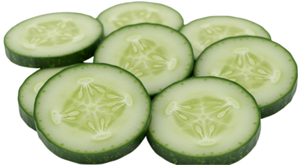 Fresh Cucumber Slices: High-Res Image & Nutrition Facts