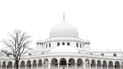 Obraz premium PNG Architecture building white dome.